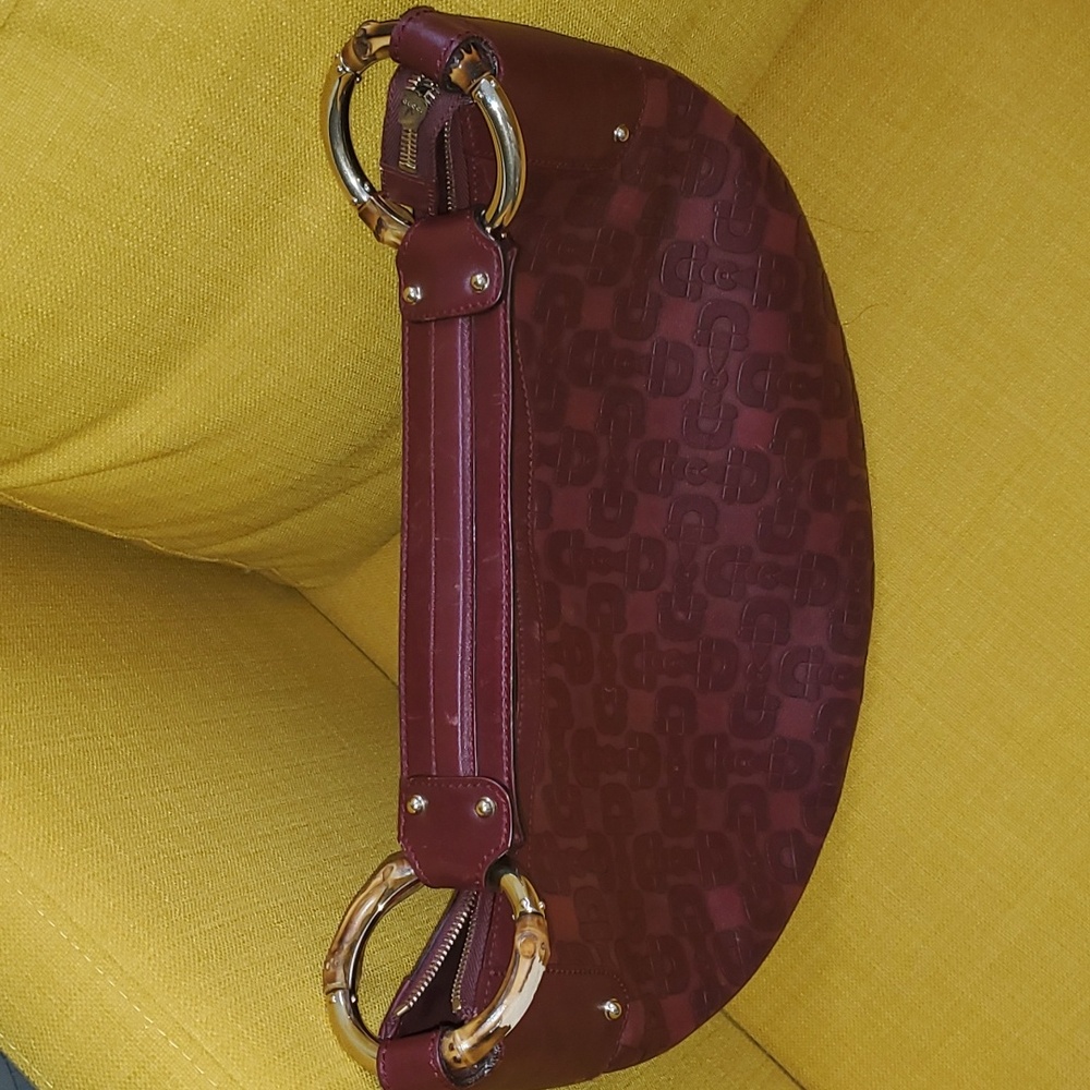 Gucci Burgundy lether bag